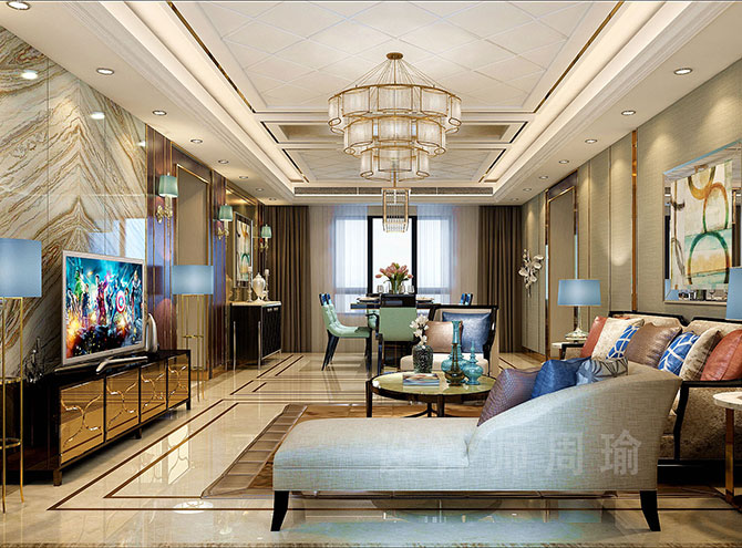 操中国美女BB黄色视频世纪江尚三室两厅168平装修设计效果欣赏